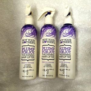 Plump for Joy thickening hair lifter - three  8oz bottles